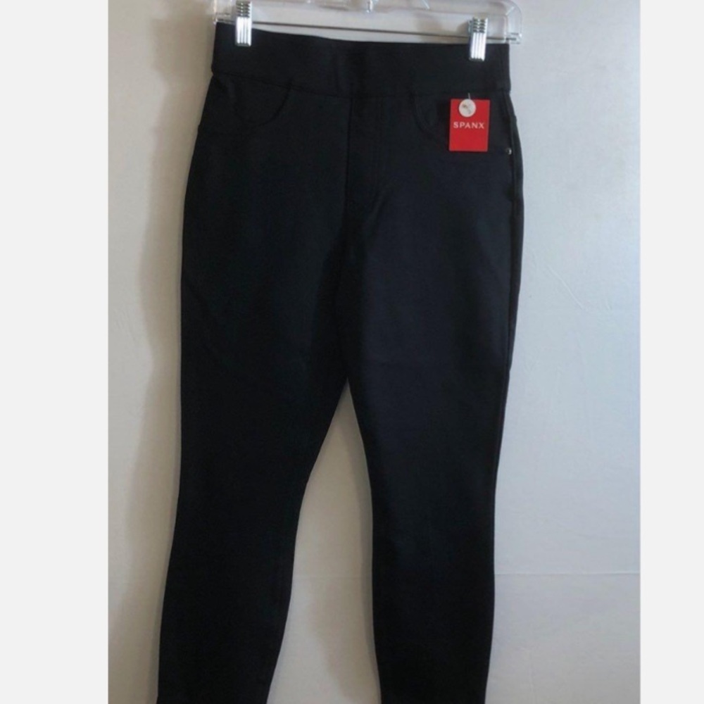 Size S Women's Spanx Black Pants NWT - Picture 2 of 4